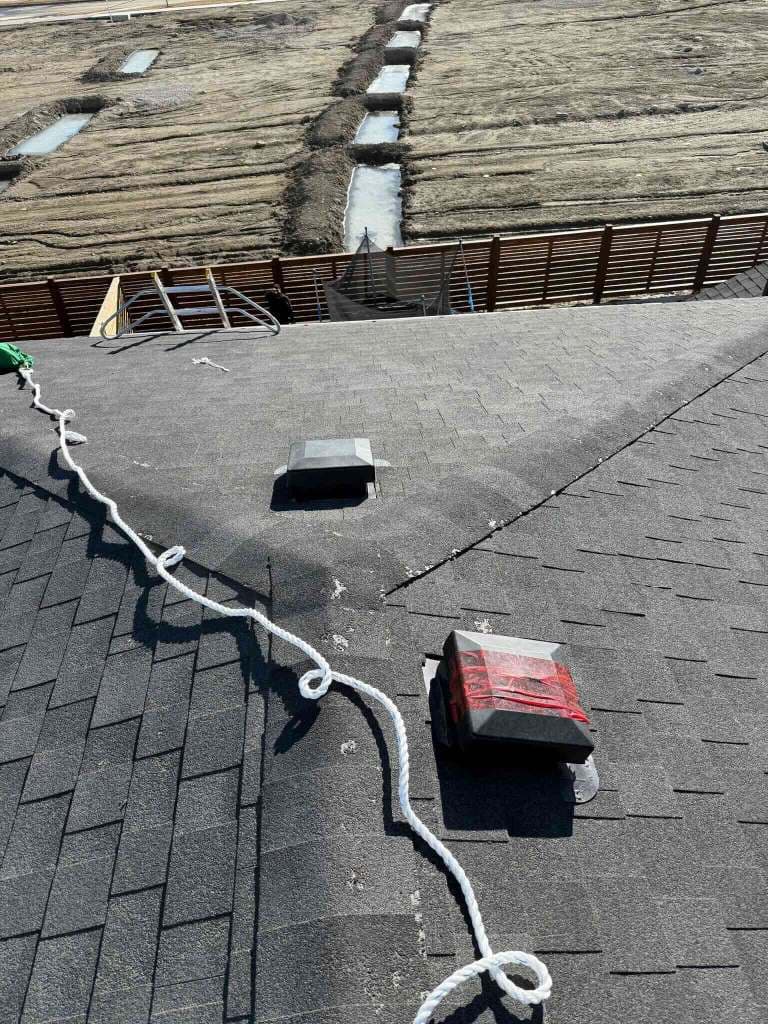 Professional hail damage assessment and repair in Calgary, showing our experts identifying and fixing storm damage